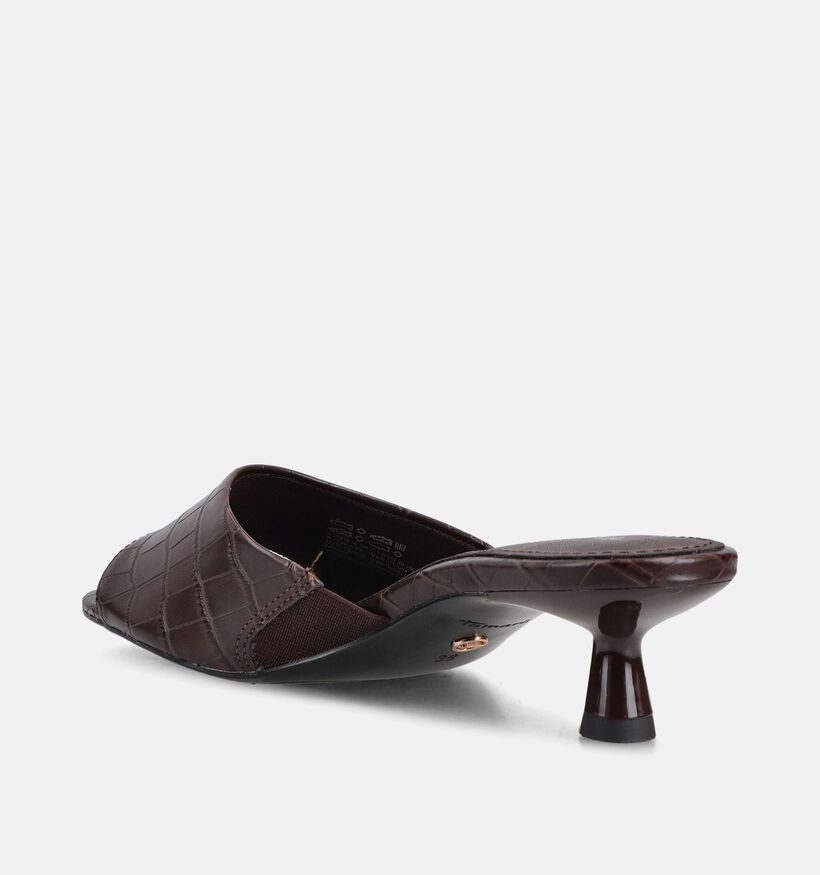 Tamaris Bruine Slippers met hak voor dames (373608)