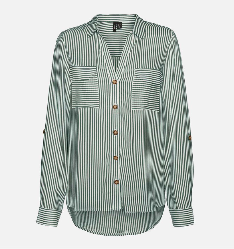 Vero Moda Bumpy Bruin Gestreept hemd voor dames (330907)