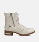 Mustang Boots à lacets en Écru pour femmes (363701)