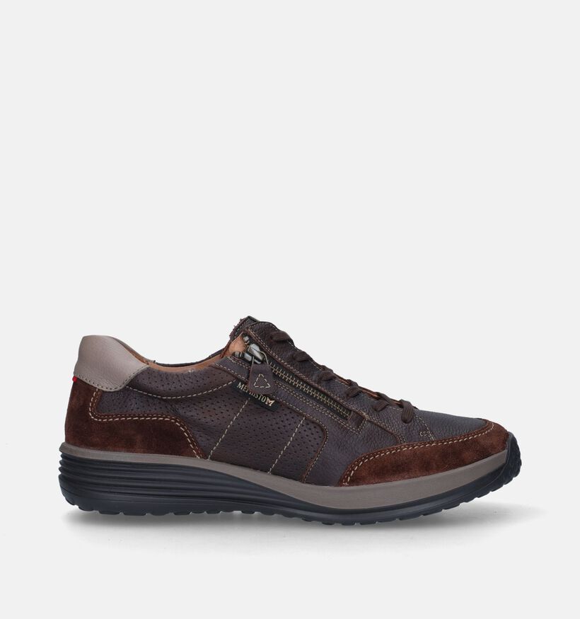 Mephisto Sacco Velsport Bruine Veterschoenen voor heren (345994) - geschikt voor steunzolen