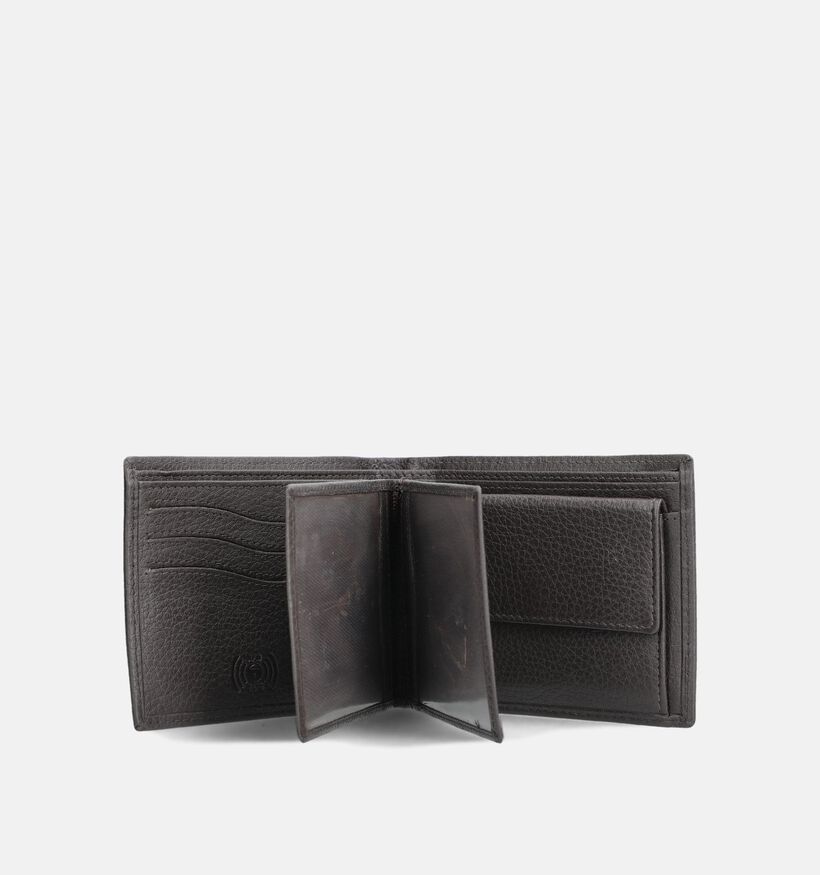 Crinkles Portefeuille en Brun fonc&eacute; pour hommes (376021)