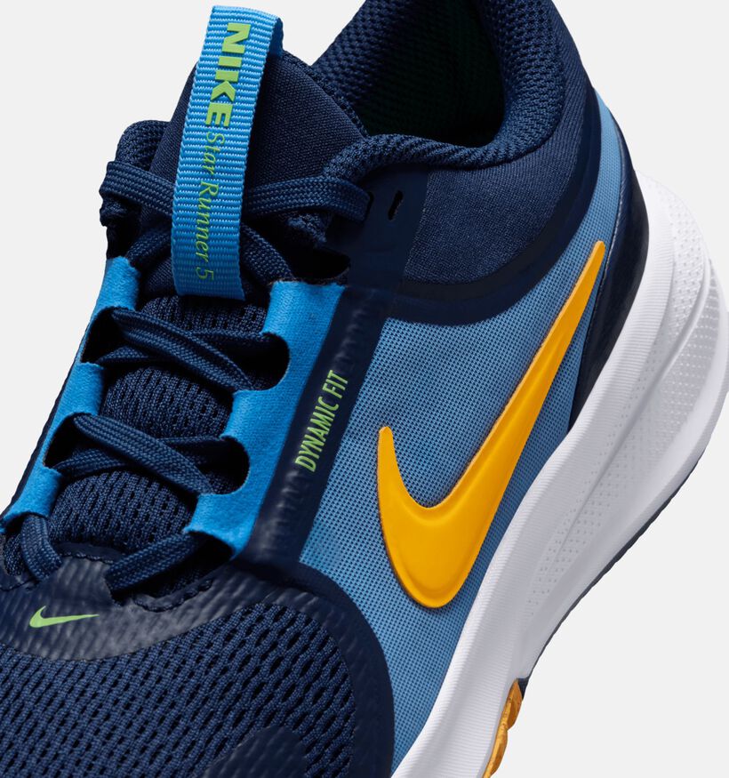 Nike Star Runner Baskets basses en Bleu pour filles, gar&ccedil;ons (367281) - pour semelles orthop&eacute;diques