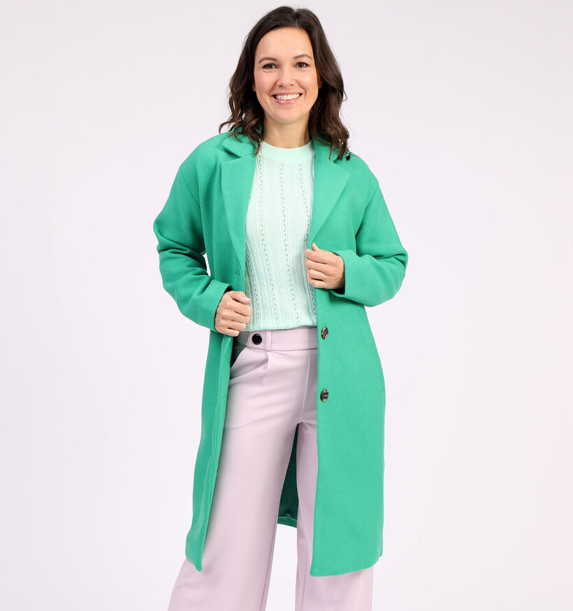 Pieces Alice Manteau en Vert (313410)