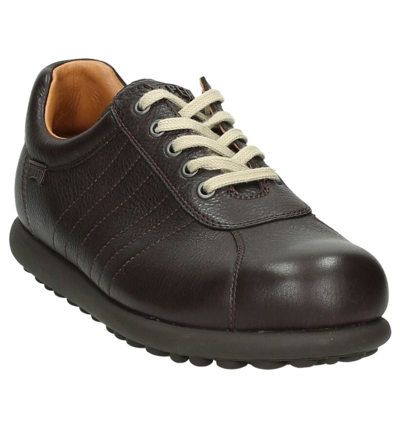 Casual Schoen Camper Zwart in leer (168851)