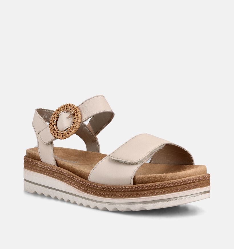 Remonte Ecru Sandalen voor Steunzolen voor dames (370466) - geschikt voor steunzolen