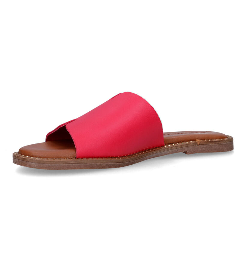 Tamaris Nu-pieds plates en Rouge pour femmes (322229)