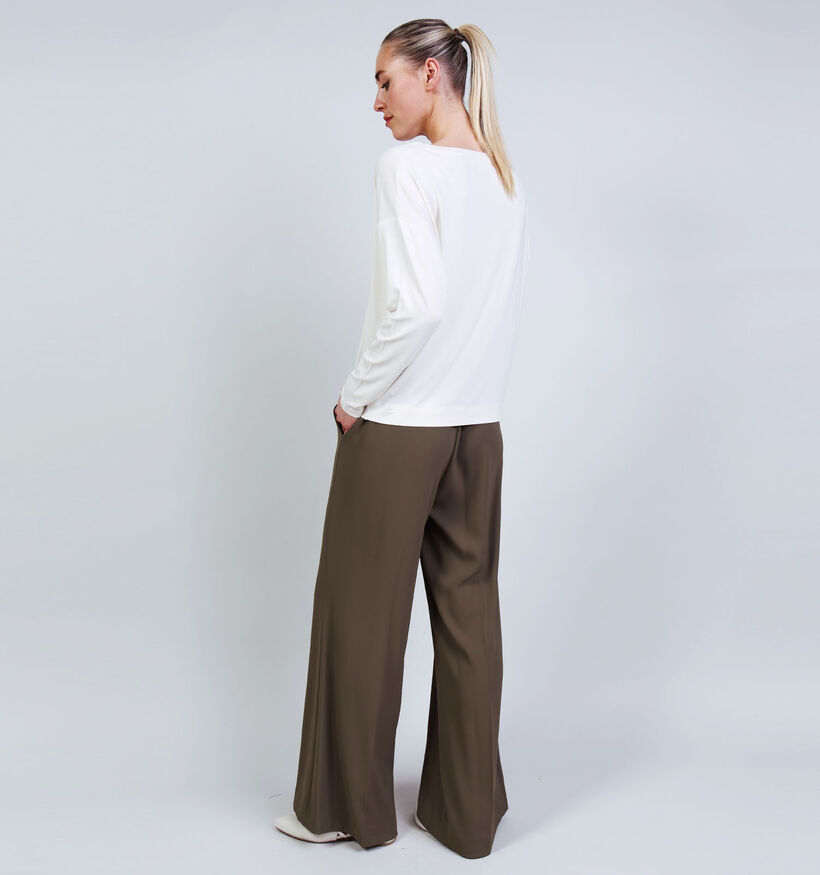 comma Longsleeves en Blanc pour femmes (372205)