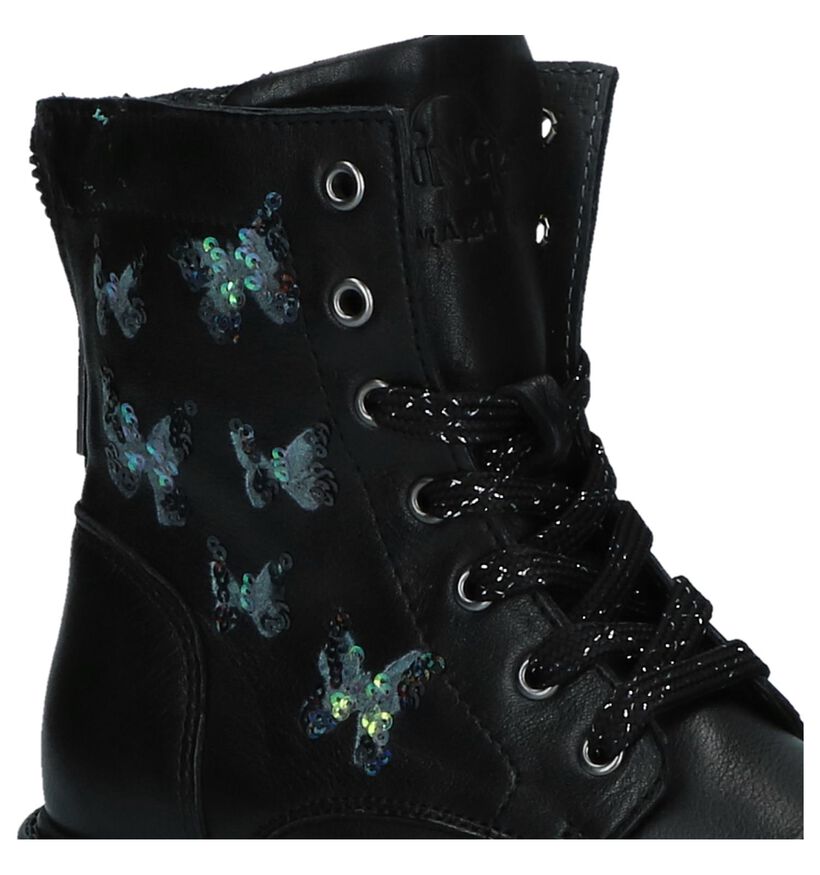 Zwarte Kipling Humilie Boots met Vlinders in leer (232534)