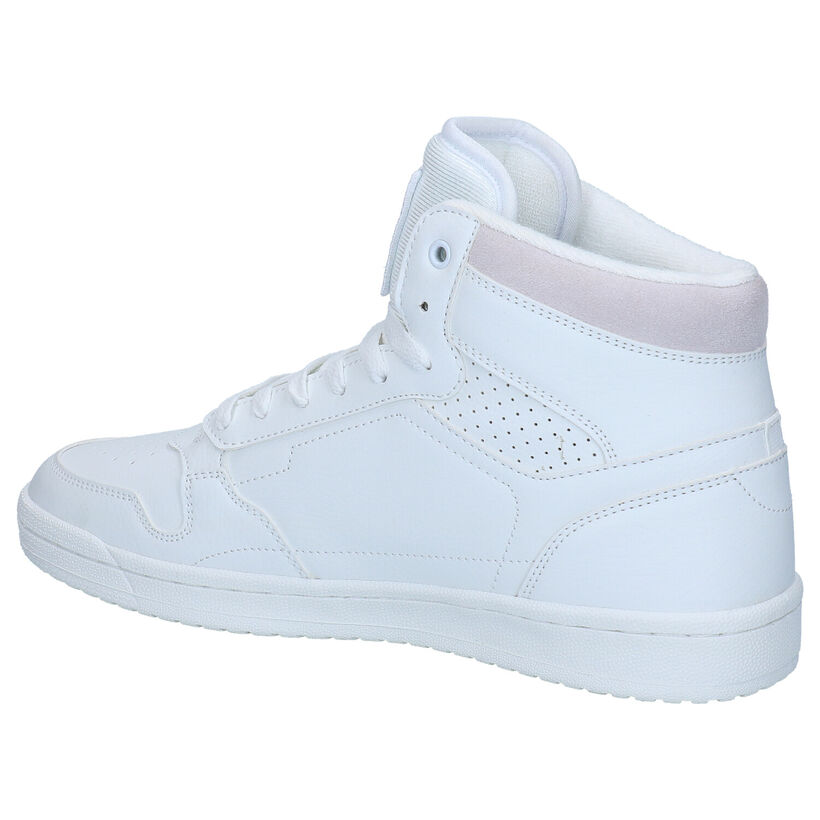 Champion New York Mid Blauwe Hoge Sneakers in kunstleer (294591)