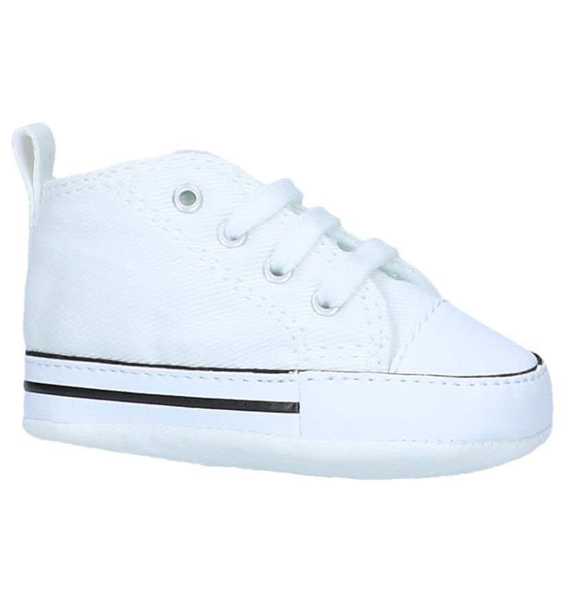 Rode Babysneakertjes Converse Chuck Taylor First Star in stof (200180)