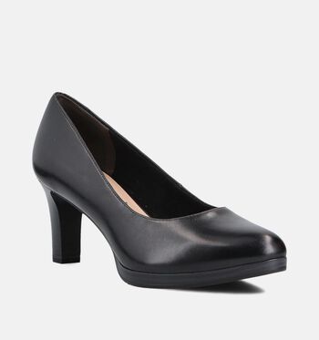 Tamaris Escarpins Noir/Or/Cognac