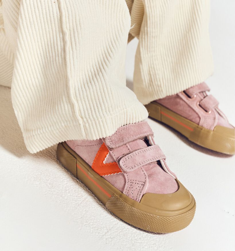 Victoria Tribu Roze Lage Sneakers voor meisjes (363049) - geschikt voor steunzolen