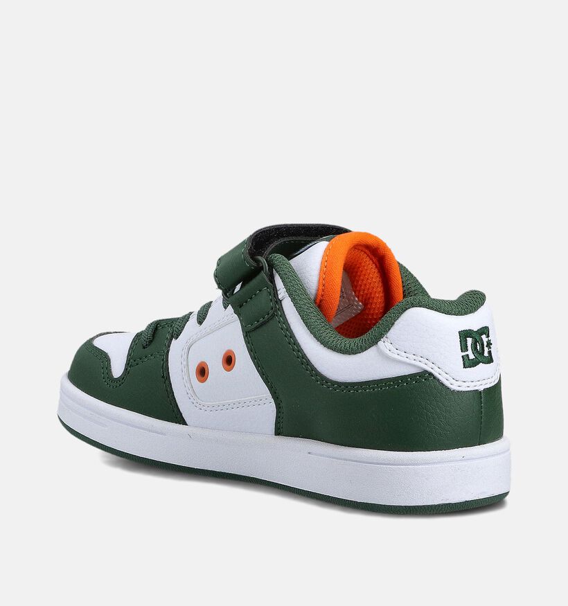 DC Shoes Manteca 4 Witte/Groene Sneakers voor jongens (360789) - geschikt voor steunzolen