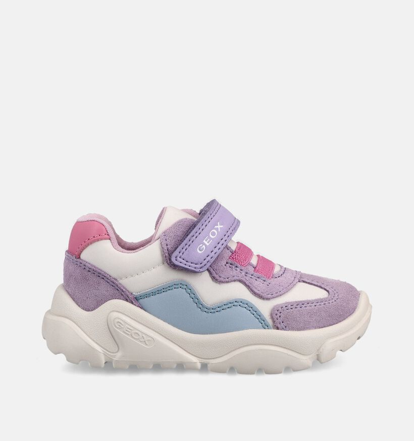 Geox Baskets pour b&eacute;b&eacute; en Lilas pour filles (368430) - pour semelles orthop&eacute;diques