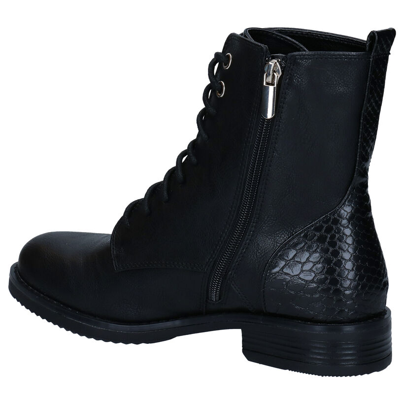 Poelman Bottines en Noir en simili cuir (291395)