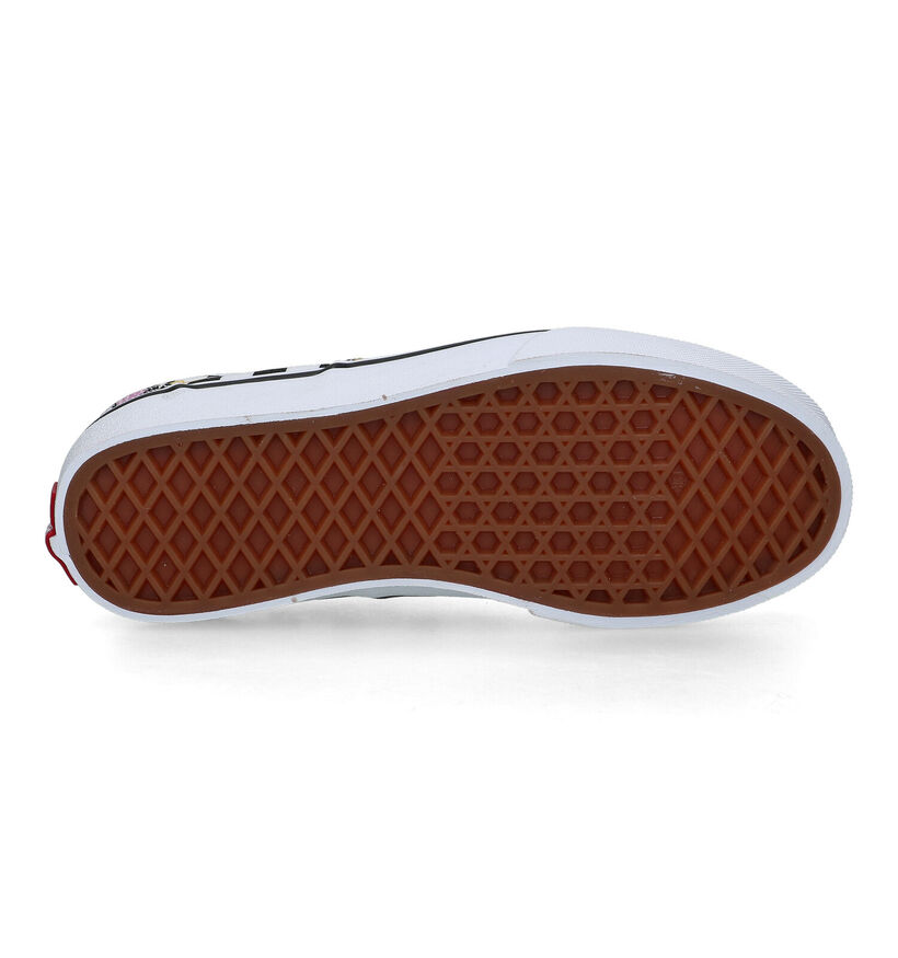 Vans Doheny Butterfly Checkrbrd Witte Sneakers voor meisjes (321073)