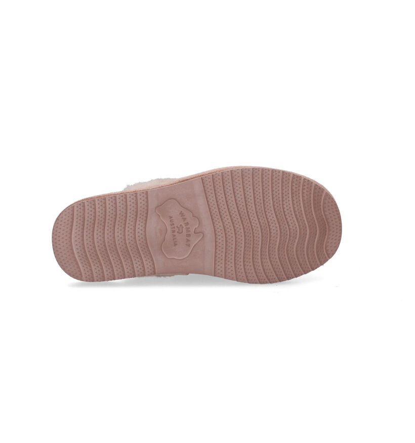 Warmbat Lismore Pantoufles en laine en Brun pour femmes (329914)