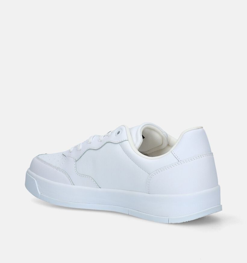 Tommy Hilfiger TJM Retro Witte Sneakers voor heren (338020) - geschikt voor steunzolen