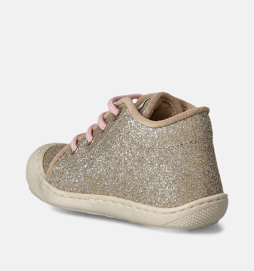 Naturino Sossi Glitter Chaussures pour bébé en Or pour filles (359960) - pour semelles orthopédiques
