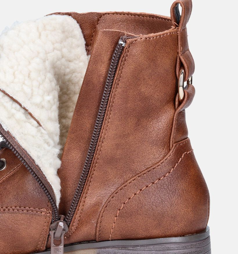 Mustang Cognac Stoere boots voor meisjes (345603)