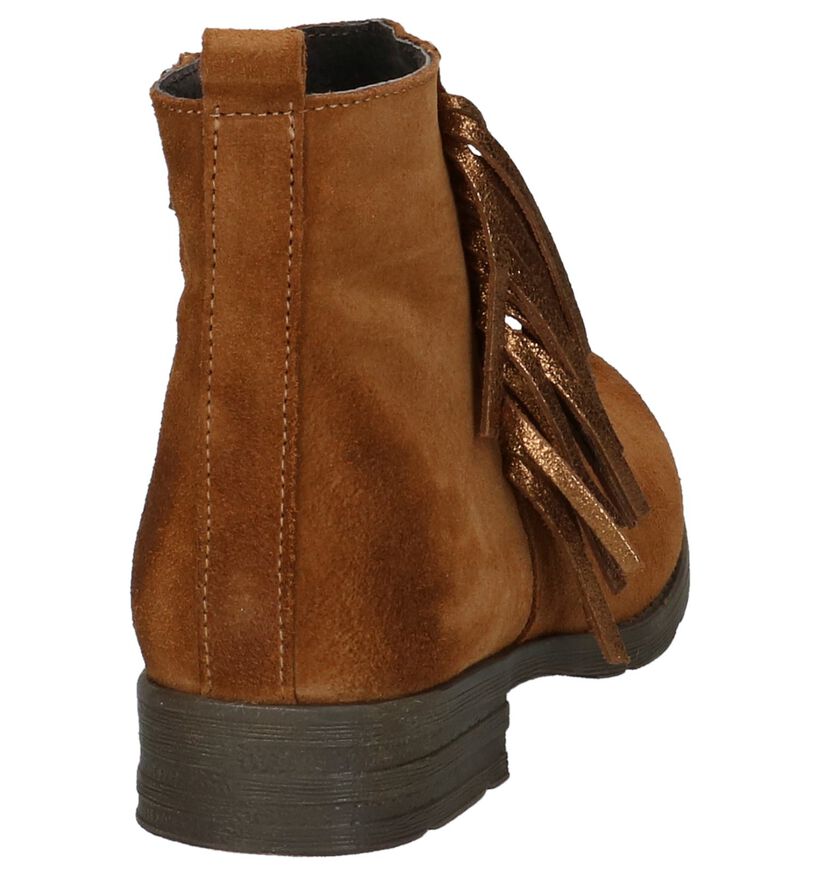 Cognac Geklede Boots Hampton Bays in daim (205381)