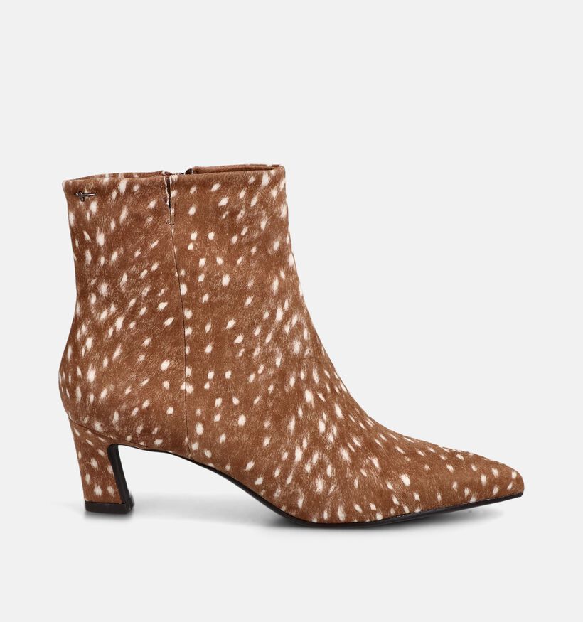 Tamaris Brown Bambi Lichtbruine Enkellaarzen voor dames (380798)