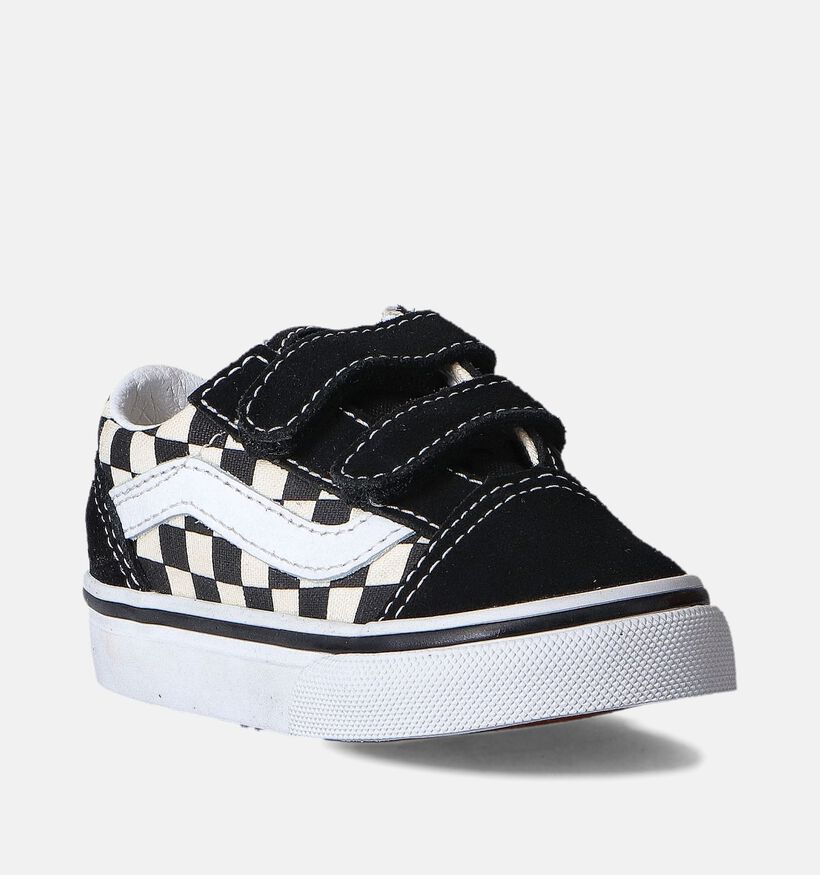 Vans Old Skool Baskets pour bébé en Noir pour filles, garçons (351458)