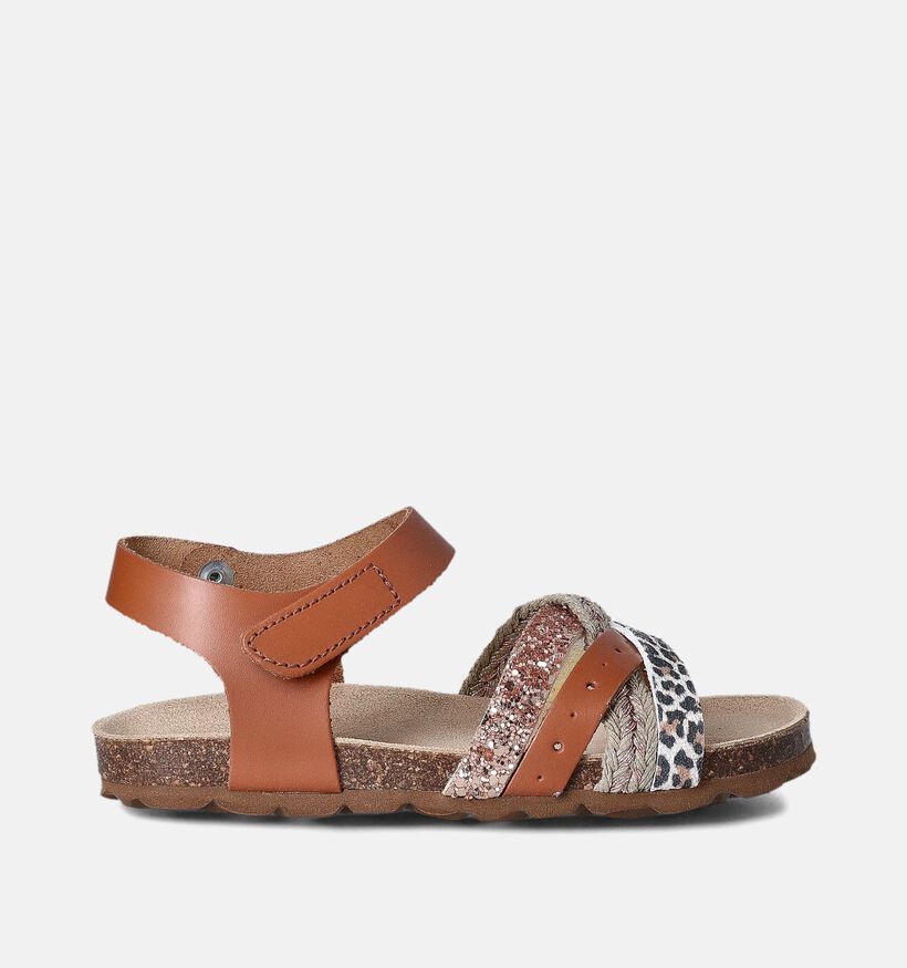 Milo & Mila Cognac Sandalen voor meisjes (356653)