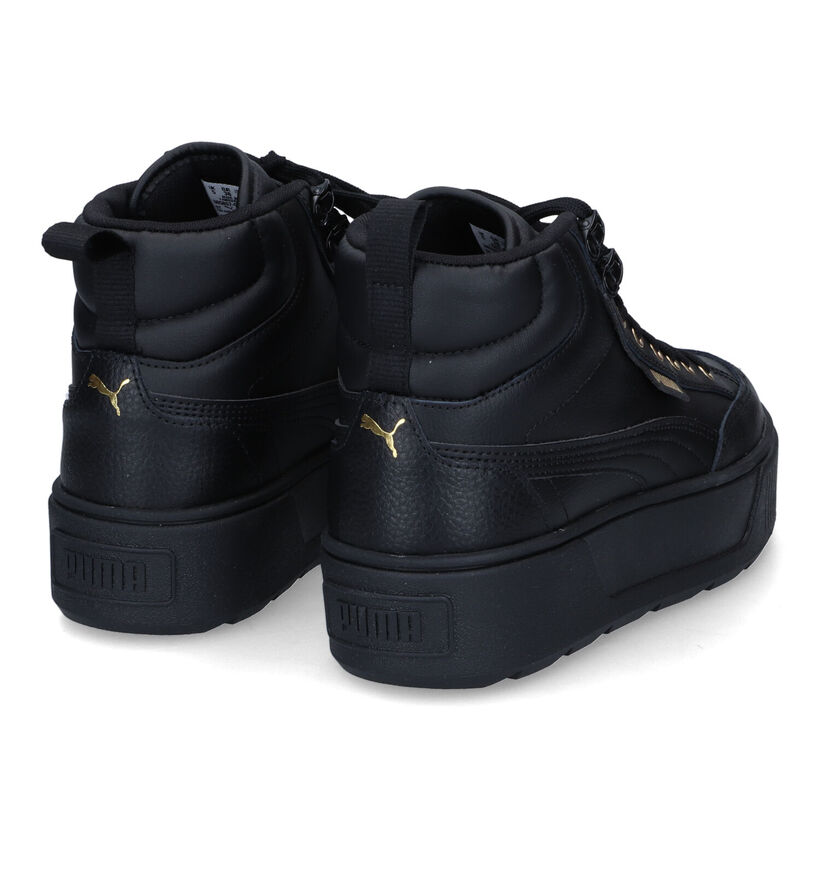 Puma Karmen Mid Baskets en Noir pour femmes (311248) - pour semelles orthopédiques