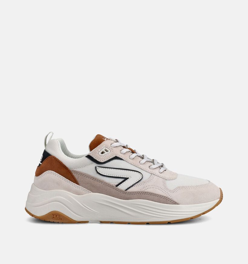 Hub Glide Witte Sneakers voor heren (369582) - geschikt voor steunzolen