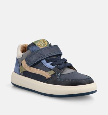 STONES and BONES Mid Baskets Bleu/Gris