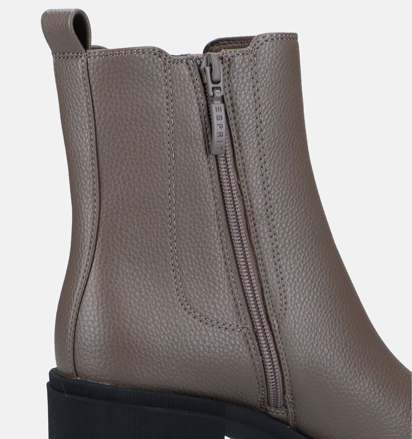 Esprit Bottines à talons en Taupe pour femmes (326979)