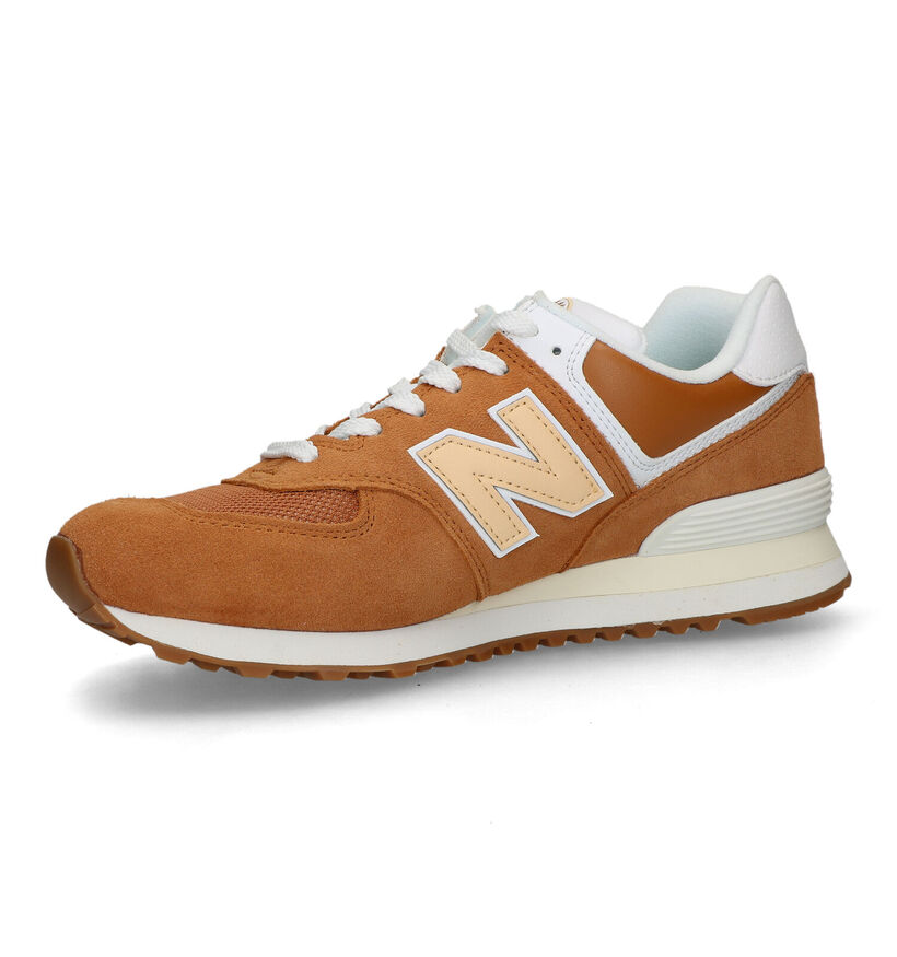 New Balance U 574 Cognac Sneakers voor heren (319209) - geschikt voor steunzolen