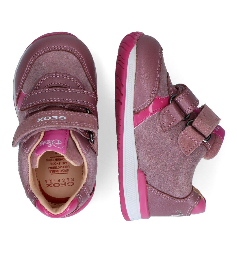 Geox Rishon Chausures pour bébé en Rose Disney Marie en cuir (317604)