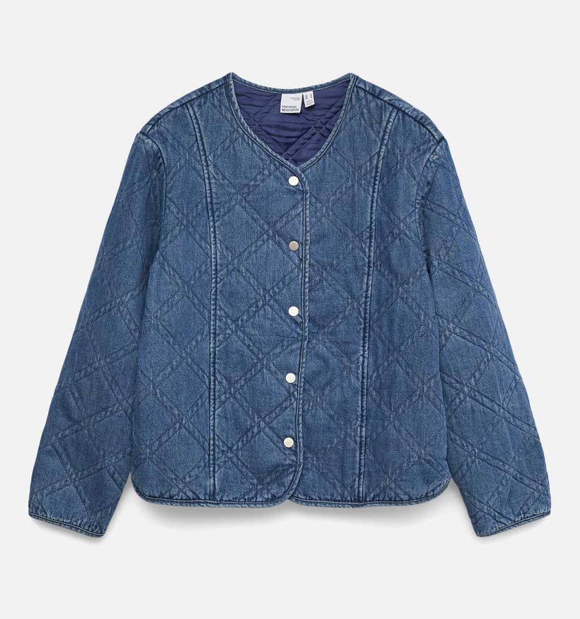 Vero Moda Era Quilted Denim Manteau en Bleu pour femmes (367159)