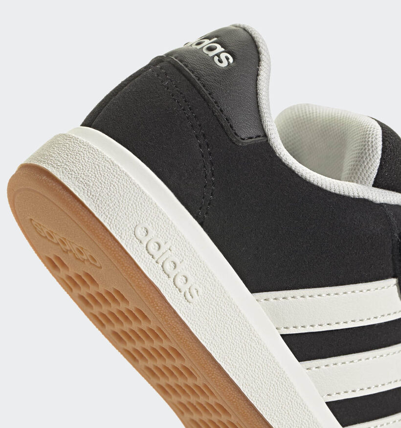 adidas Grand Court 00s Zwarte Sneakers voor jongens (365346) - geschikt voor steunzolen