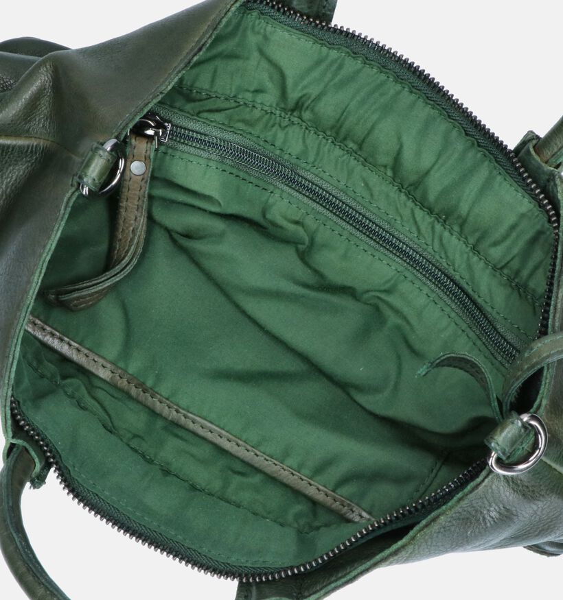 Bear Design Donkergroene Handtas voor dames (365912)