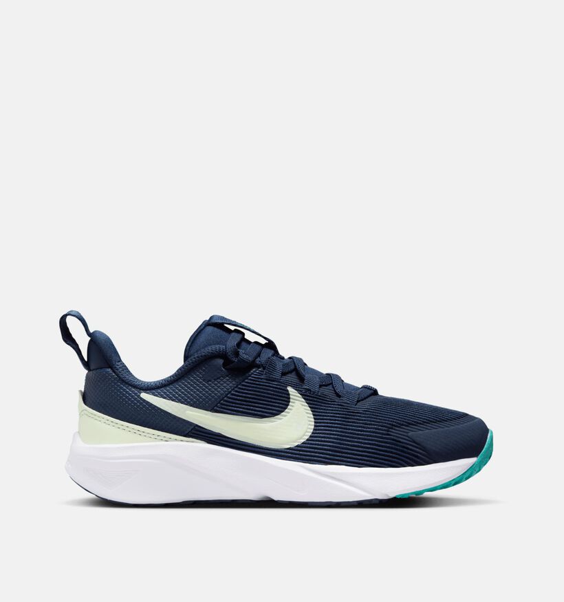 Nike Star Runner 4 Blauwe Sneakers voor jongens, meisjes (356494) - geschikt voor steunzolen