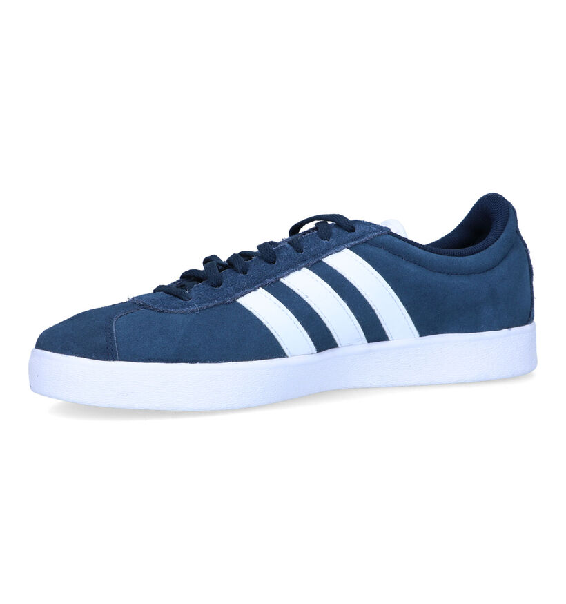 adidas VL Court 2.0 Baskets en Bordeaux pour hommes (326305) - pour semelles orthopédiques