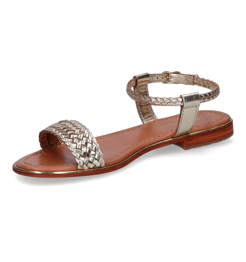 Les Tropeziennes Hippy Gouden Sandalen in leer (308545)