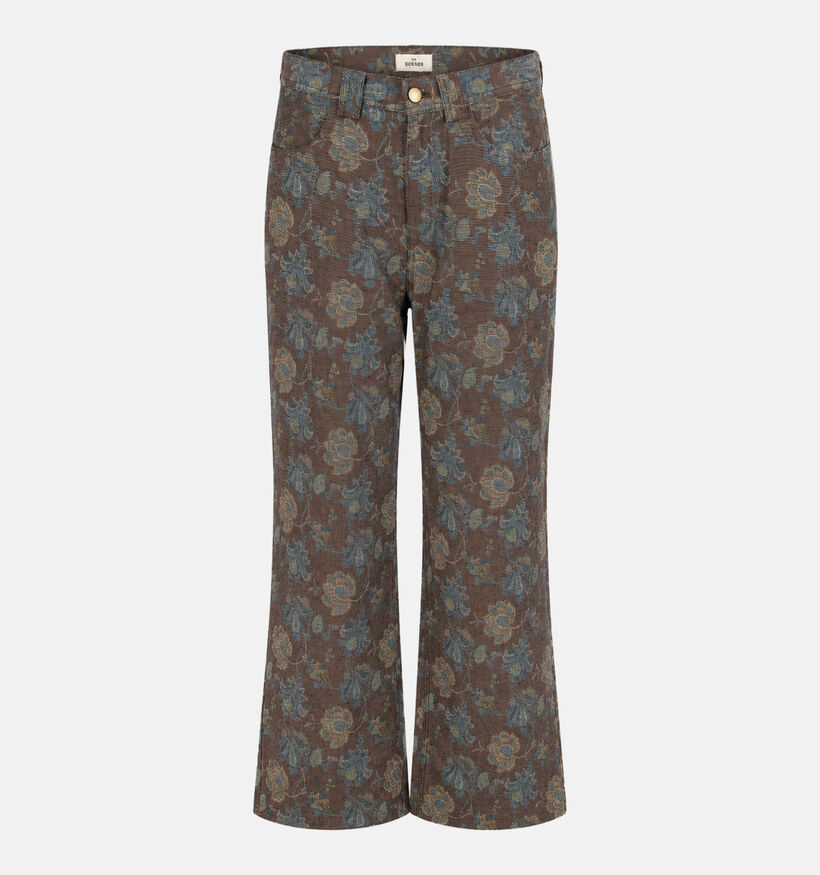 The Korner Donkerbruine Straight Leg Jeans voor dames (382185)