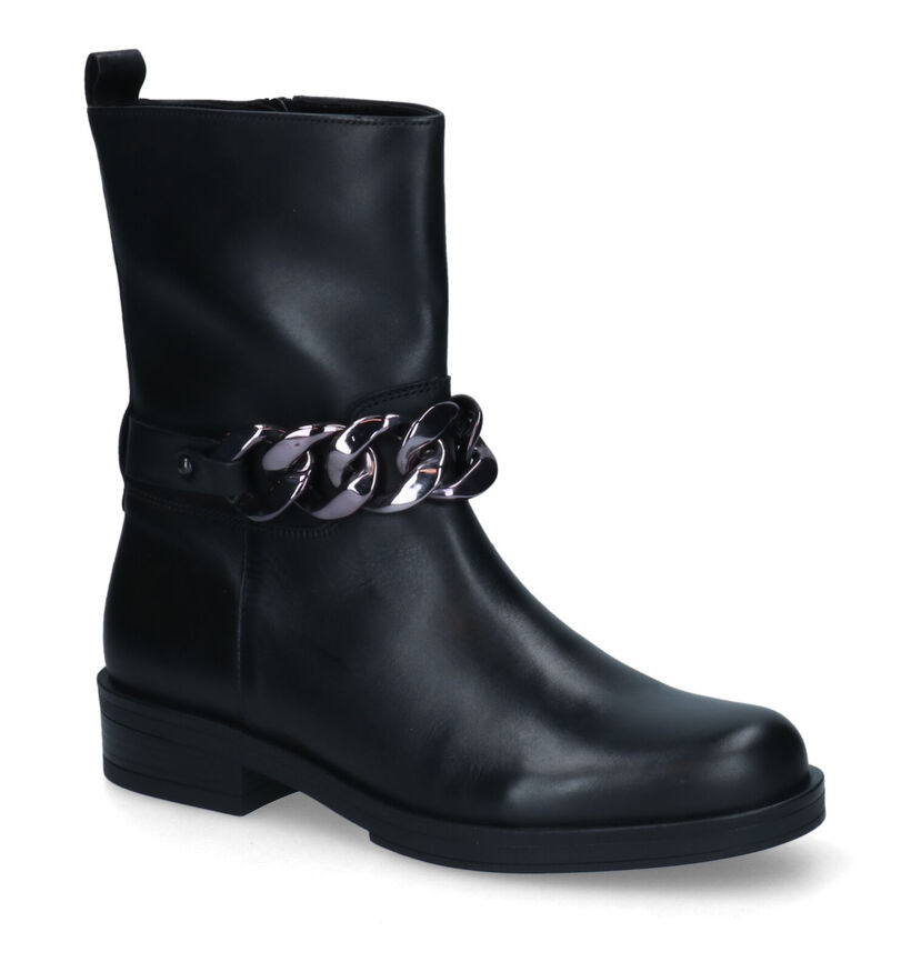 Gabor Best Fitting Zwarte Boots in leer (315284)