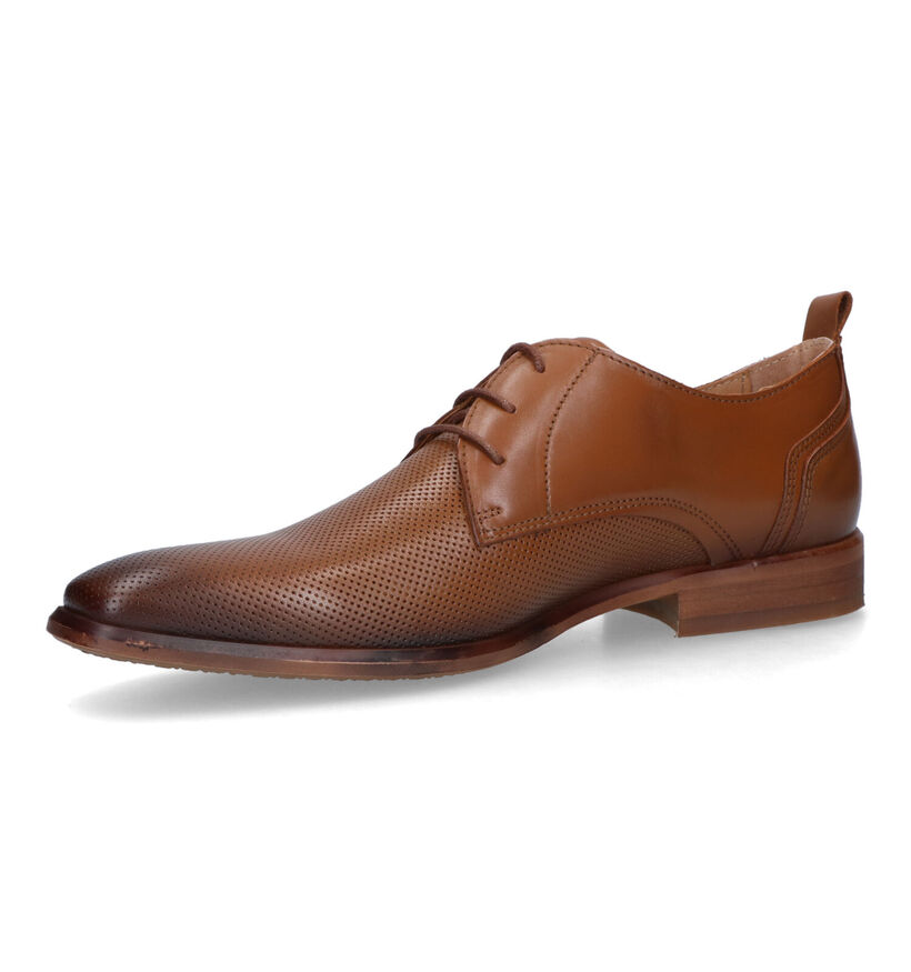 Scapa Chaussures classiques en Cognac pour hommes (324204) - pour semelles orthopédiques