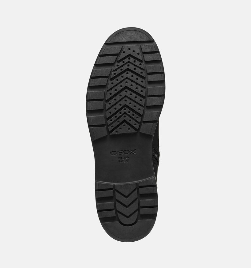 Geox Andalo Zwarte Veterboots voor heren (360098) - geschikt voor steunzolen