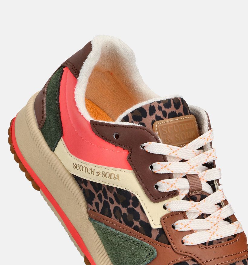 Scotch & Soda Vivi Baskets en Vert pour femmes (362055) - pour semelles orthopédiques