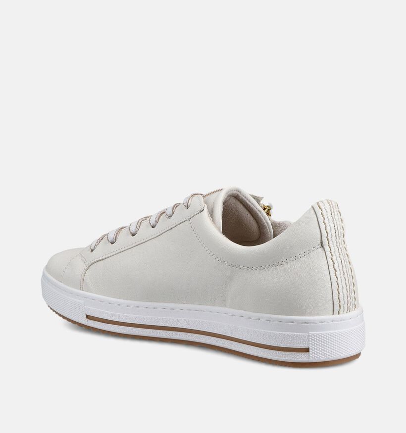 Gabor Ecru Veterschoenen voor dames (368376) - geschikt voor steunzolen