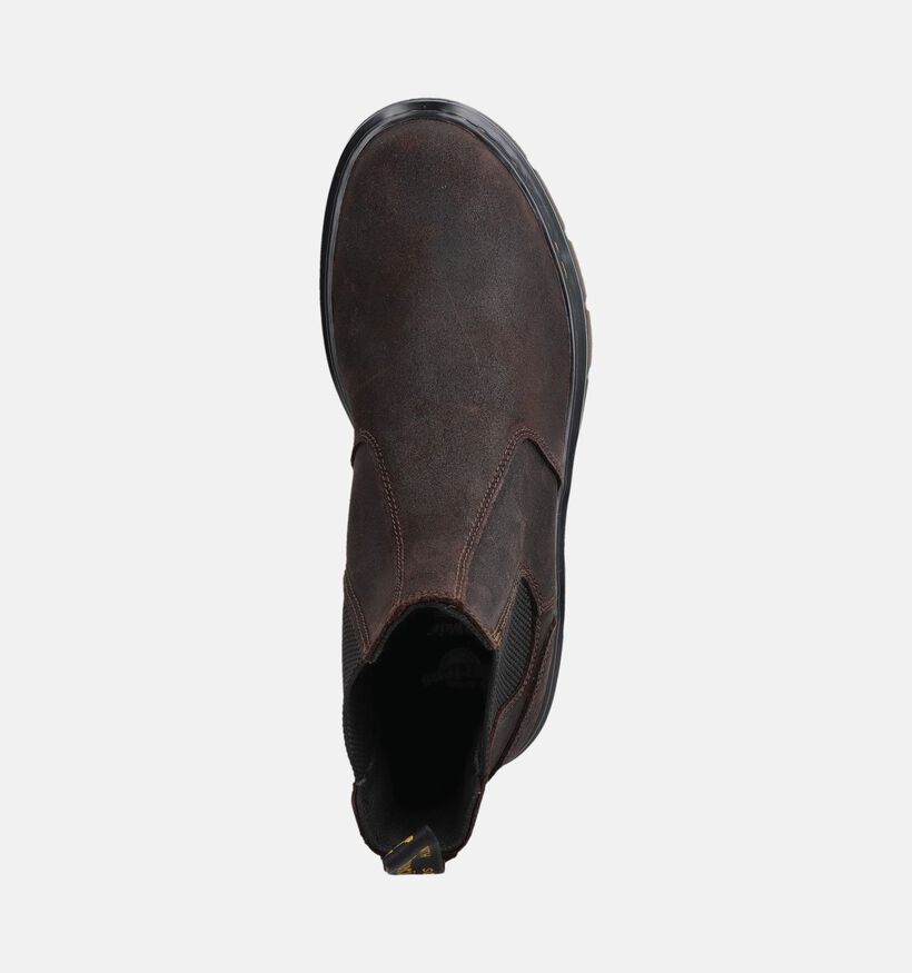 Dr. Martens Aprile Donkerbruine Chelsea Boots voor heren (378035) - geschikt voor steunzolen