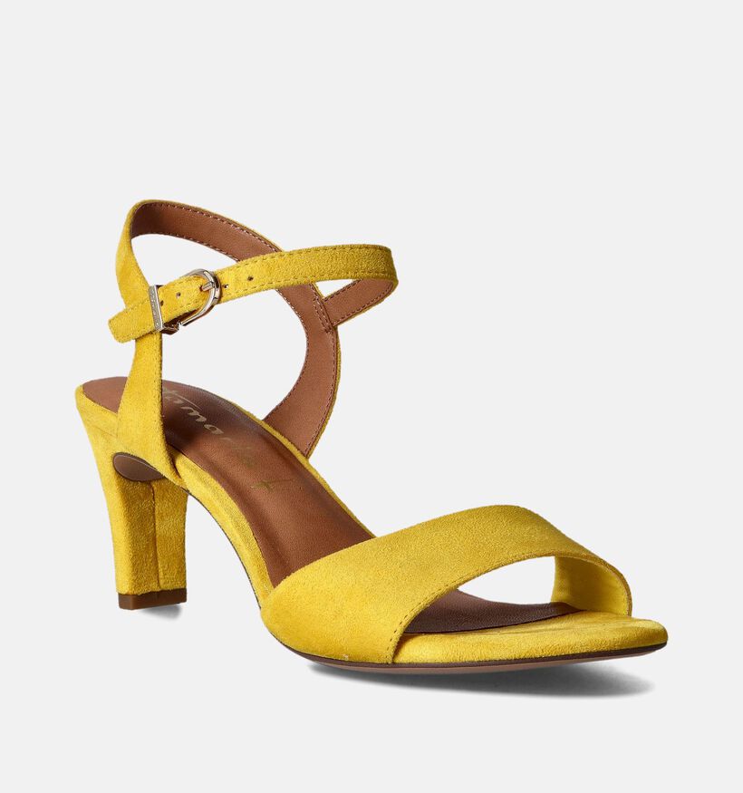 Tamaris Sandales à talons en Jaune pour femmes (354355)
