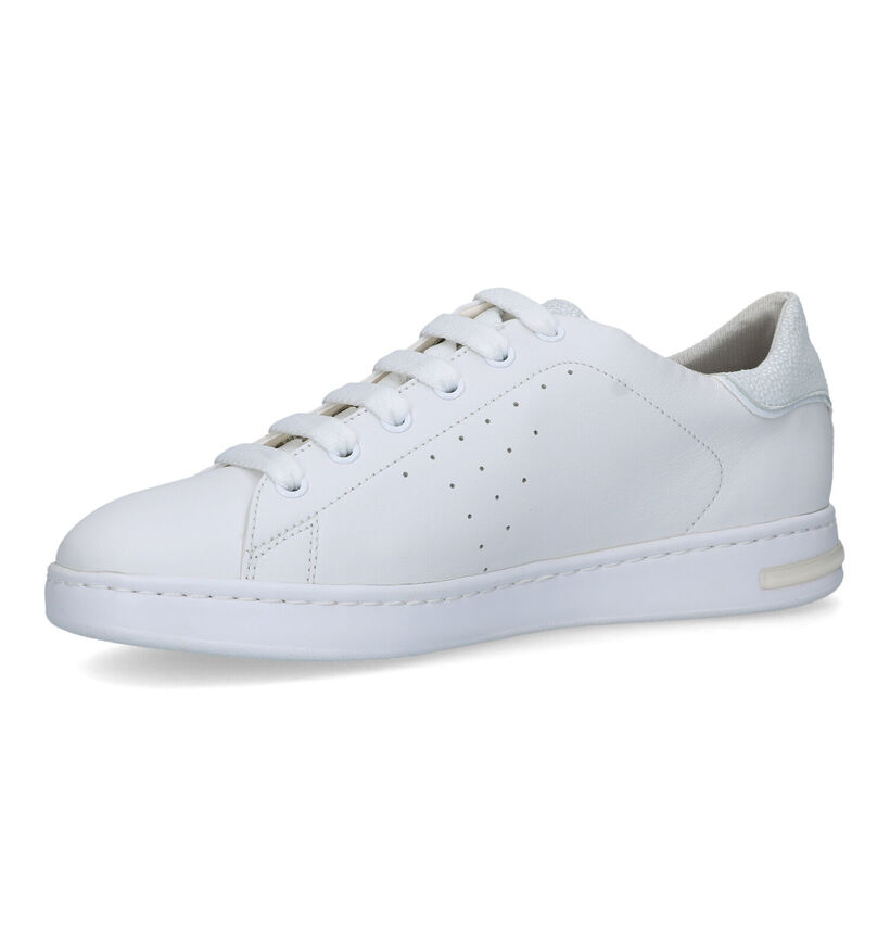 Geox Jaysen Witte Sneakers voor dames (320107) - geschikt voor steunzolen