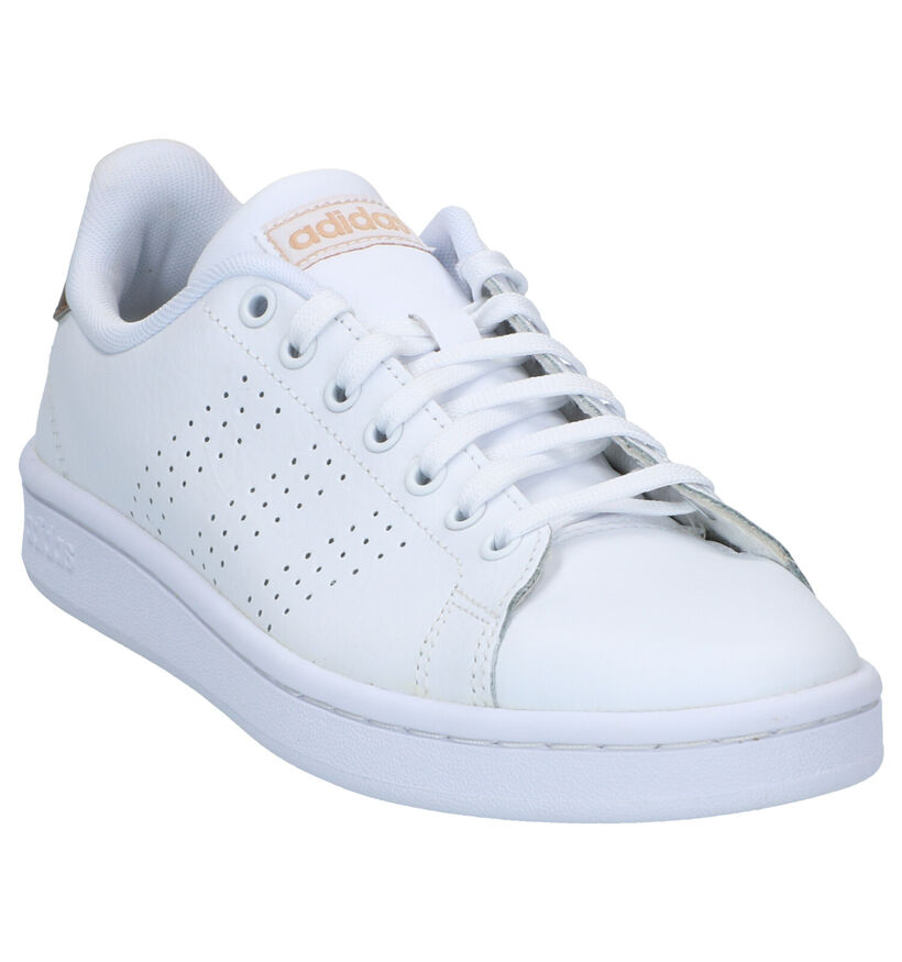 adidas Advantage Baskets en Blanc pour femmes (324526) - pour semelles orthopédiques